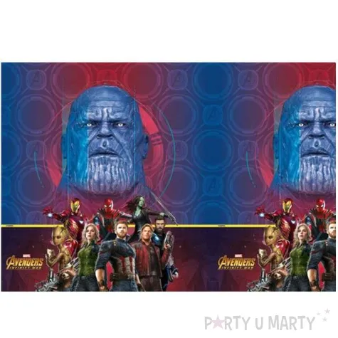obrus foliowy avengers infinity war procos 180x120 cm