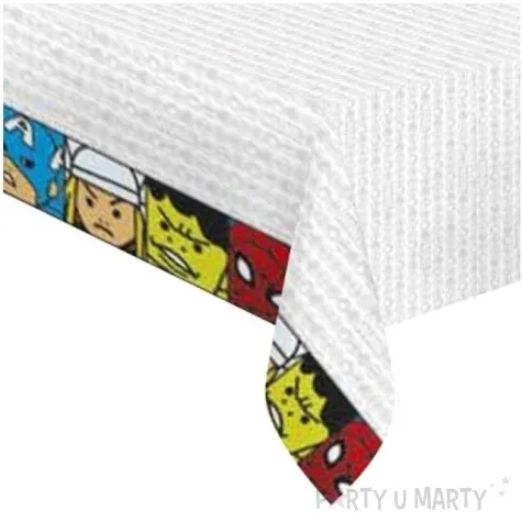 obrus foliowy avengers team power procos 180x120 cm