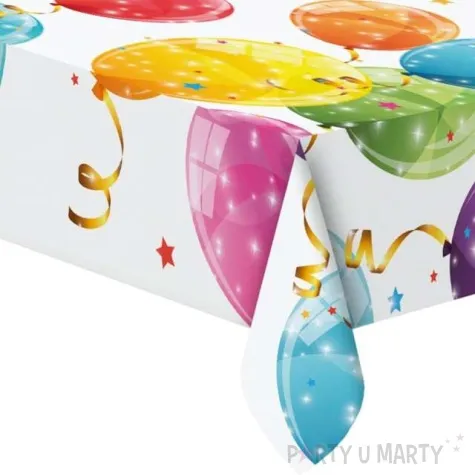 obrus foliowy balony sparkling balloons procos 180x120 cm