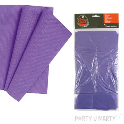 obrus foliowy bbs fioletowy 140 x 260 cm