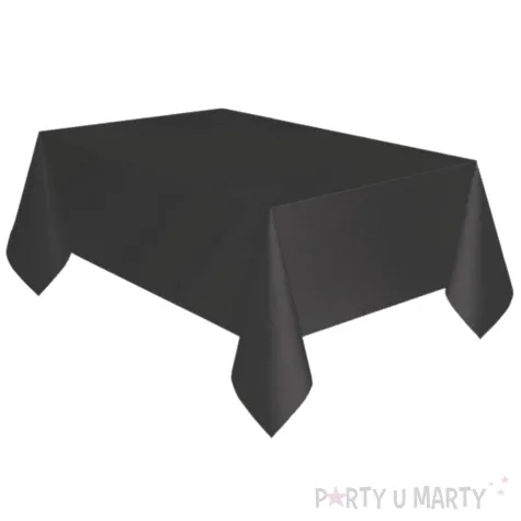 obrus foliowy charcoal czarny amscan 274x137 cm