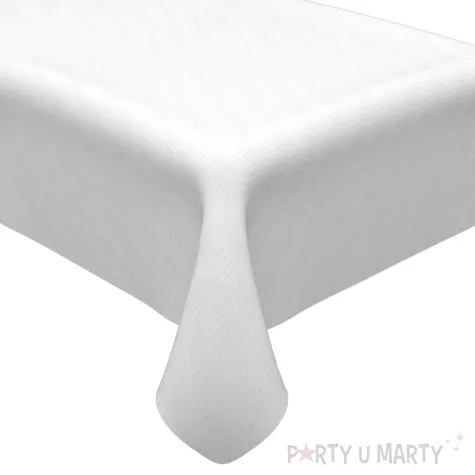 obrus foliowy classic bialy ravi 120 x 140 cm