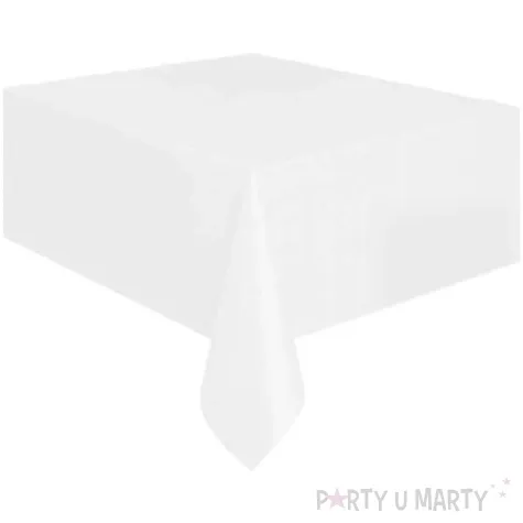 obrus foliowy classic bialy unique 137x274 cm compact