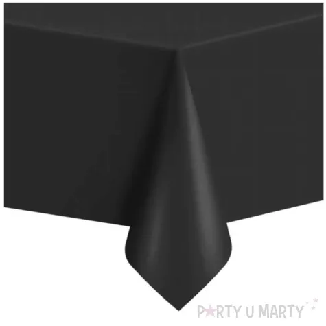 obrus foliowy classic czarny partypal 274 x 137 cm