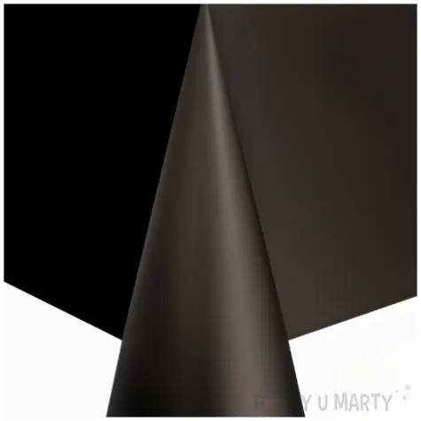 obrus foliowy classic czarny unique 274x137 cm