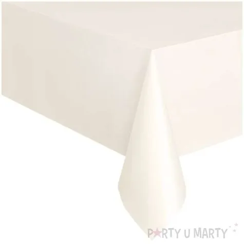 obrus foliowy classic ecru unique 275x137 cm