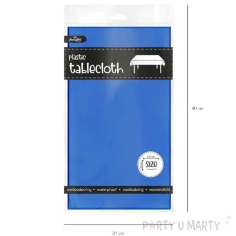 obrus foliowy classic granatowy partypal 274x137 cm