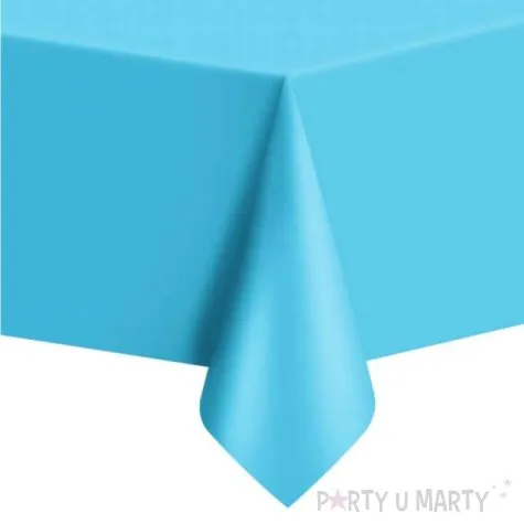 obrus foliowy classic jasny niebieski partypal 274x137 cm