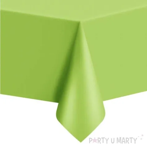 obrus foliowy classic jasny zielony partypal 274x137 cm