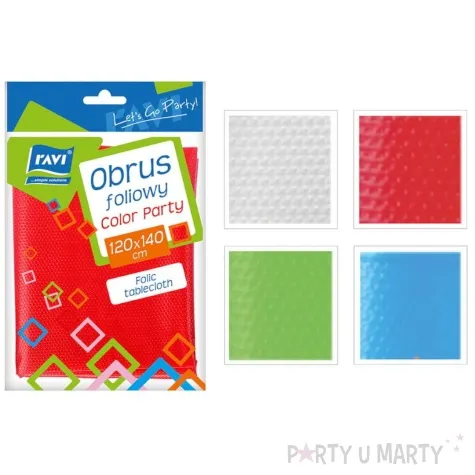 obrus foliowy classic niebieski ravi 120 x 140 cm