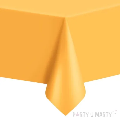 obrus foliowy classic pomaranczowy partypal 137 x 274 cm