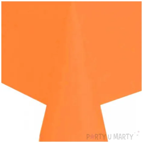 obrus foliowy classic pomaranczowy primot 274x137 cm