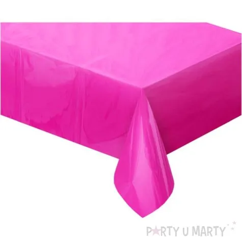 obrus foliowy classic rozowy metalik godan 183 x 137 cm