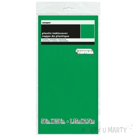 obrus foliowy classic zielony unique 275x137 cm