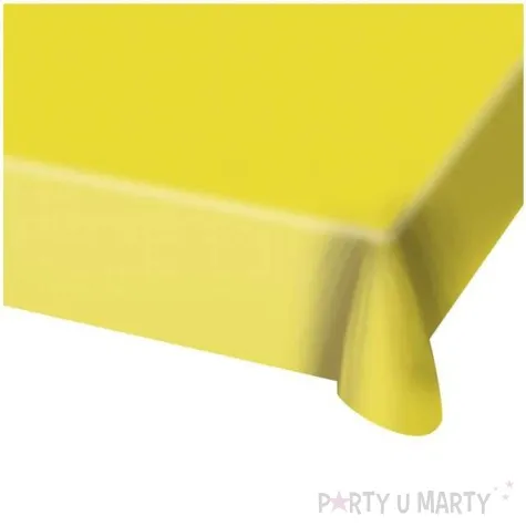 obrus foliowy classic zolty folat 180 x 130 cm