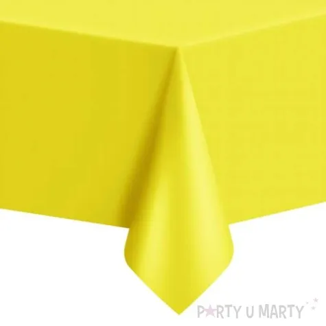 obrus foliowy classic zolty partypal 274x137 cm