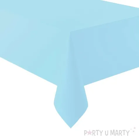 obrus foliowy clear sky blekitny amscan 274x137 cm