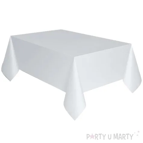 obrus foliowy coconut bialy amscan 274x137 cm