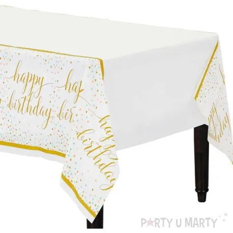 obrus foliowy confetti fun amscan 259x137 cm