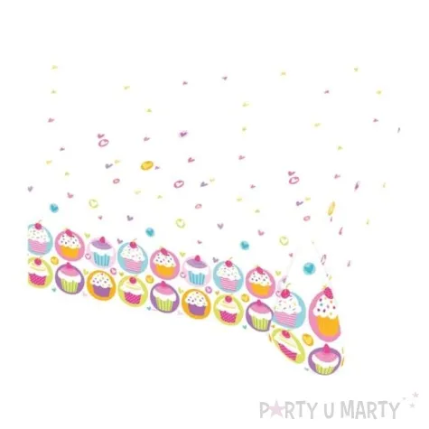 obrus foliowy cupcake 120 x 180 cm