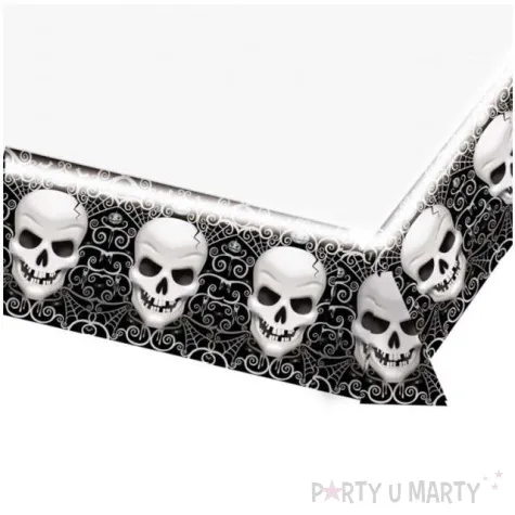obrus foliowy czaszka fright night amscan 260 x 137 cm