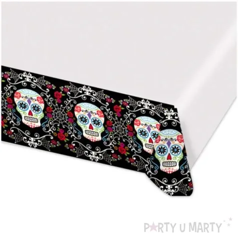 obrus foliowy day of the dead amscan 260 x 137 cm