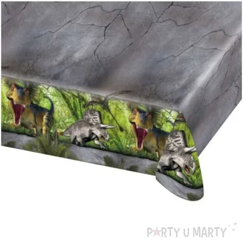 obrus foliowy dinozaury amscan 180 x 120 cm