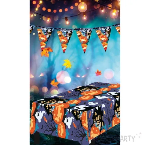 obrus foliowy dynie i duchy halloween guirca 137x274 cm