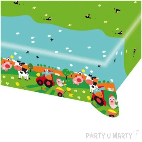 obrus foliowy farma amscan 180x120 cm