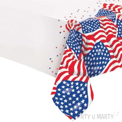 obrus foliowy flaga usa unique 137 x 213 cm