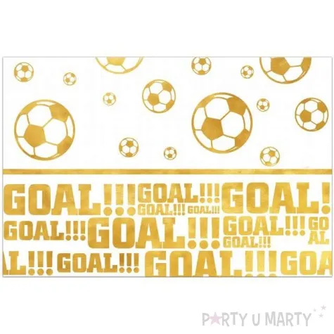 obrus foliowy football gold procos 180 x 120 cm