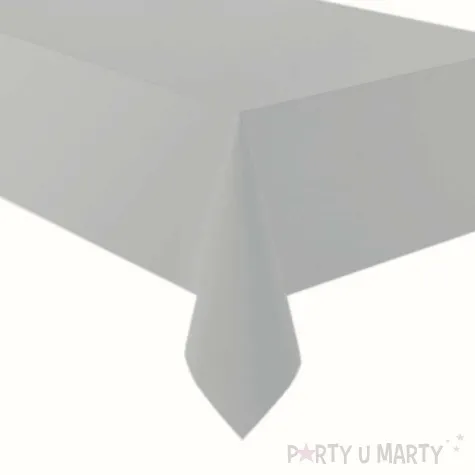 obrus foliowy graphite szary amscan 274x137 cm