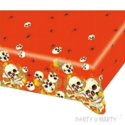 obrus foliowy halloween czaszki 120 x 180 cm