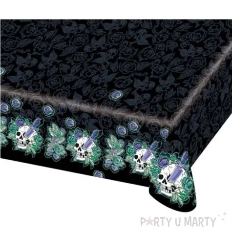 obrus foliowy halloween czaszki 120 x 180 cm