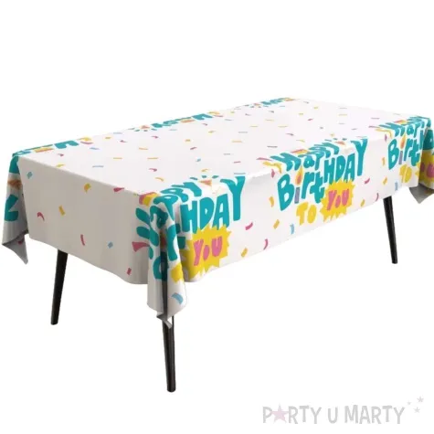 obrus foliowy happy birthday to you jix 183x137 cm