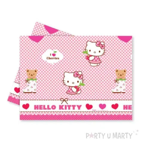 obrus foliowy hello kitty hearts 120x180 cm