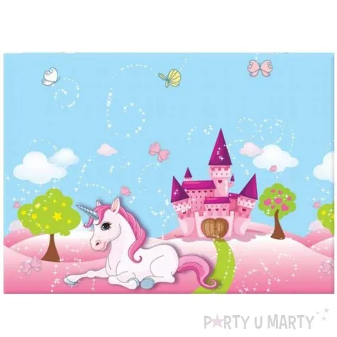 obrus foliowy jednorozec procos 180 x 120 cm