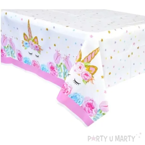 obrus foliowy jednorozec unicorn jix 108x180 cm