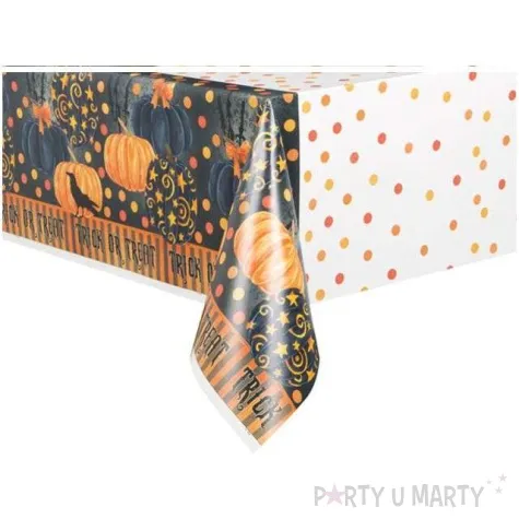 obrus foliowy malowana dynia unique 218 x 140 cm