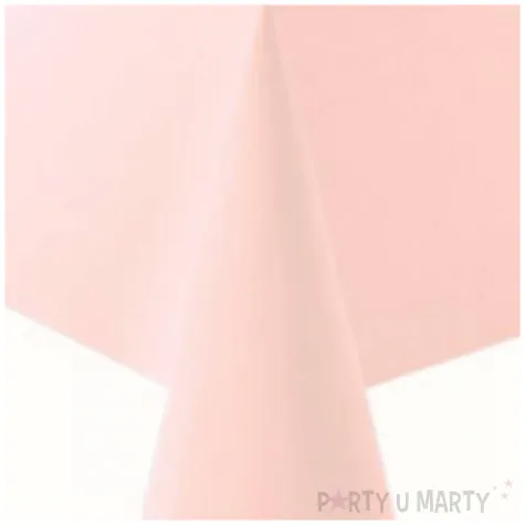 obrus foliowy marshmallow rozowy jasny amscan 274x137 cm