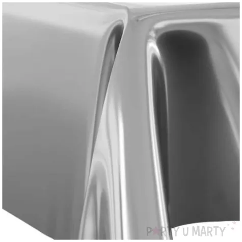 obrus foliowy metaliczny srebrny primot 137x183 cm