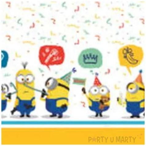 obrus foliowy minionki the rise of gru procos 180x120 cm