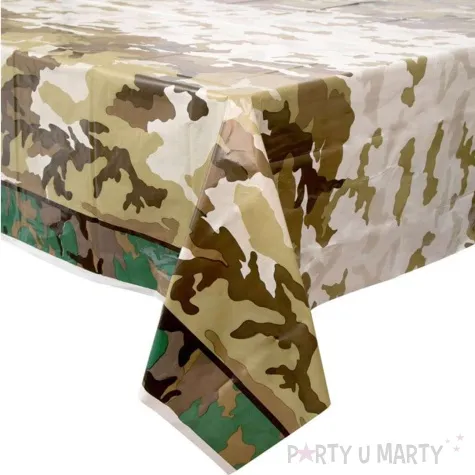 obrus foliowy moro kamuflaz unique 137x213 cm