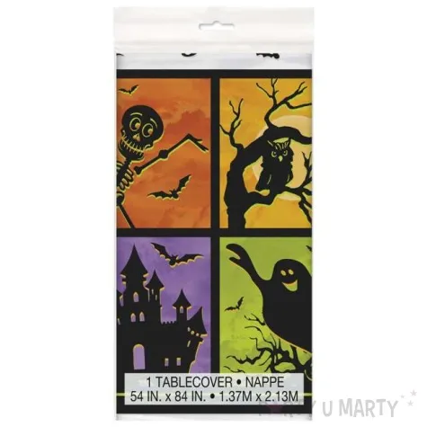 obrus foliowy nawiedzony dom 137 x 213 cm