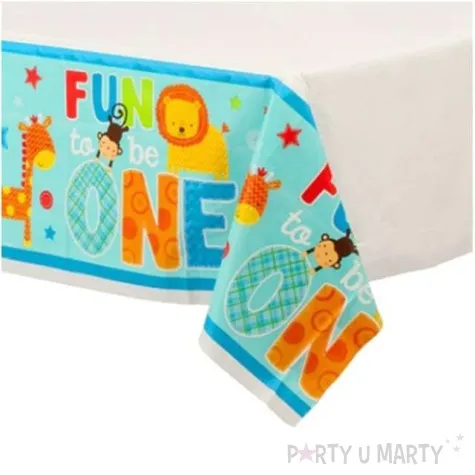 obrus foliowy one wild boy amscan 259 x 137 cm