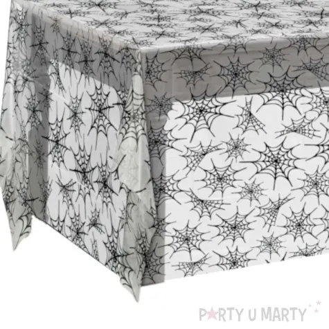obrus foliowy pajeczyna transparentny widmann 275 x 137 cm