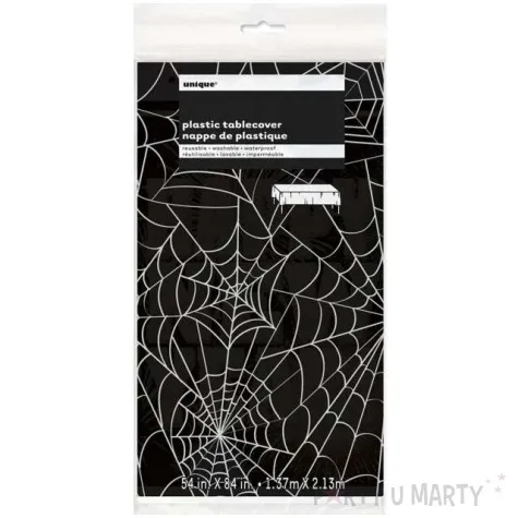 obrus foliowy pajeczyna unique 213x137 cm