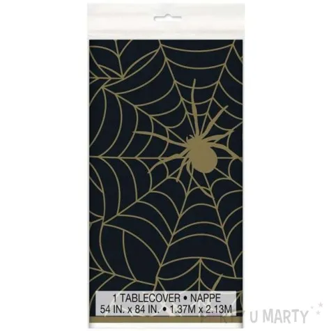 obrus foliowy pajeczyna unique 213x137 cm