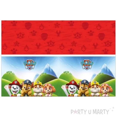 obrus foliowy paw patrol chase marshall rubble skye procos 120x180 cm