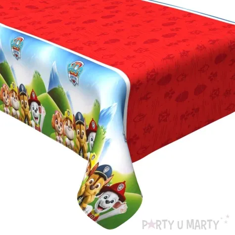 obrus foliowy paw patrol chase marshall rubble skye procos 120x180 cm